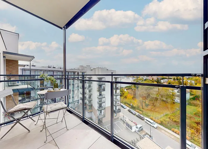 Velvet Sky Ac Balcony Parking * Varşova